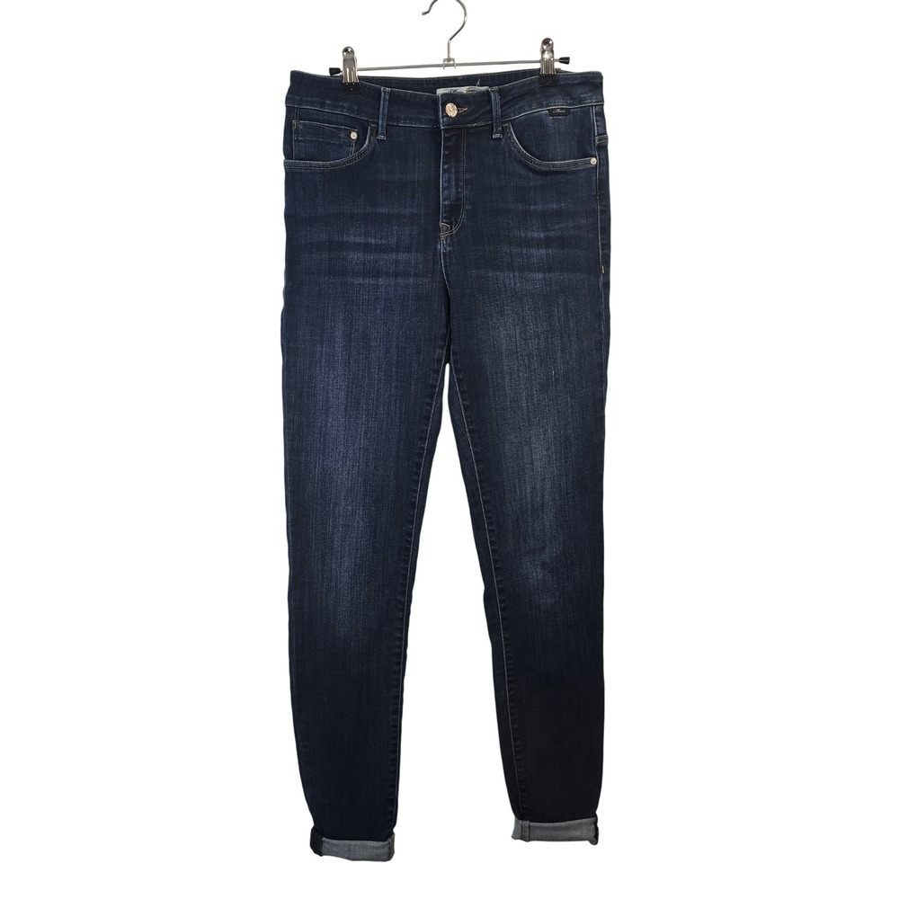 Mavi Skinny Jeans Women 29 Dark Wash Stretch Denim Long Inseam 34